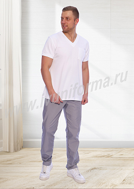Брюки медицинские мужские арт. ПВ-07-03-ТС